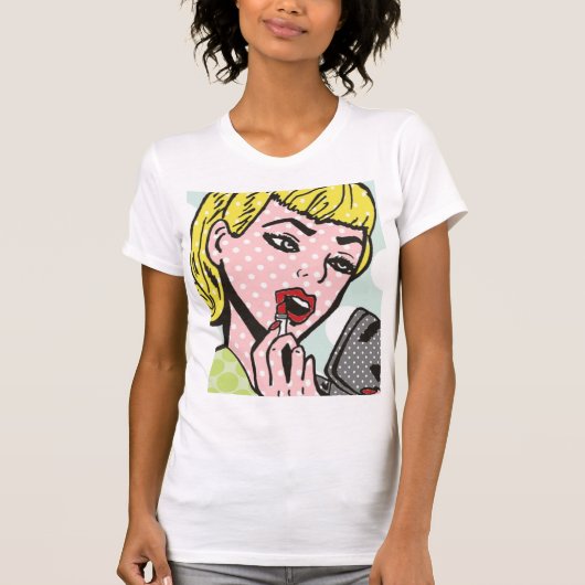 Retro Comic Book Süsse T - Shirt (Vorderseite)