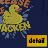 Retro Comic Buch Gummi Duck Funny Phrase Pub T-Shirt