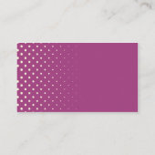 Retro Comic-Buch-Sprache-Blasen-Halbtonpastelle Visitenkarte (Rückseite)