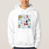 Retro Comic Explosion Pop Art Hoodie (Vorderseite)
