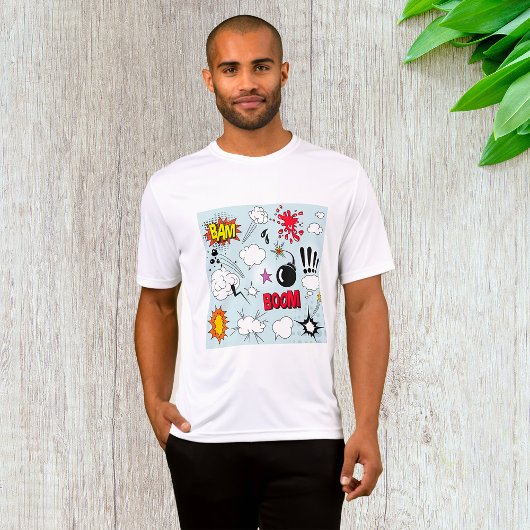 Retro Comic Explosion Pop Art T-Shirt