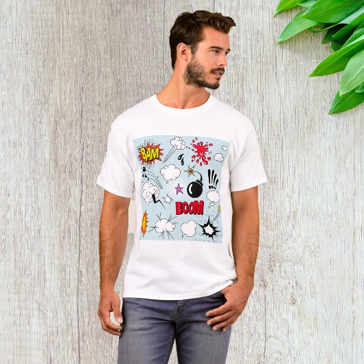 Retro Comic Explosion Pop Art T-Shirt
