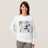 Retro Comic Explosion Pop Art T-Shirt (Vorne ganz)