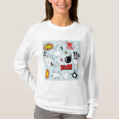 Retro Comic Explosion Pop Art T-Shirt (Vorderseite)