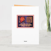 Retro Comic Hexen Halloween Geburtstagskarte Karte (Rückseite)