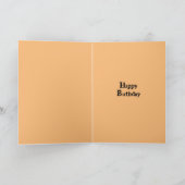 Retro Comic Hexen Halloween Geburtstagskarte Karte (Innenseite)