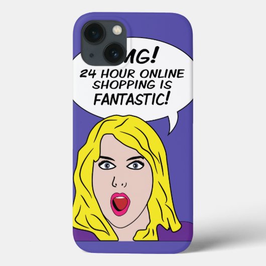 RETRO COMIC iPad-Gehäuse Case-Mate iPhone Hülle (Rückseite)