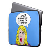 RETRO-COMIC Notebook-Ärmel Laptopschutzhülle (Vorderseite Links)