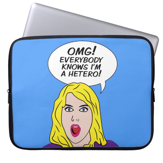 RETRO-COMIC Notebook-Ärmel Laptopschutzhülle (Vorderseite)