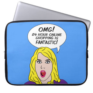 RETRO-COMIC Notebook-Ärmel Laptopschutzhülle