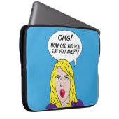 RETRO-COMIC Notebook-Ärmel Laptopschutzhülle (Vorne Rechts)