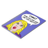 RETRO-COMIC-Notebook Notizblock (Linke Seite)