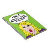RETRO-COMIC-Notebook Notizblock (Rechte Seite)