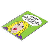RETRO-COMIC-Notebook Notizblock (Linke Seite)