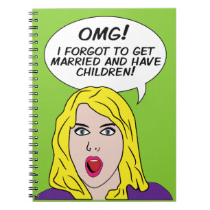 RETRO-COMIC-Notebook Notizblock