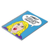 RETRO-COMIC-Notebook Notizblock (Linke Seite)