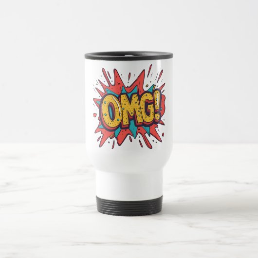 Retro Comic "OMG!" Pop Art Coffee Tasse (Mittel)