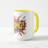 Retro-Comic-“OMG!”-Pop-Art-Kaffeetasse Tasse (VorderseiteRechts)