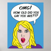 ReTRO-COMIC-Plakat Poster (Vorne)