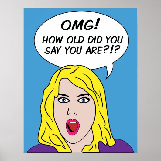 ReTRO-COMIC-Plakat Poster (Vorne)