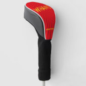 Retro-Comic-Pop-Art-Name nach Maß Golf Headcover (angewinkelt)