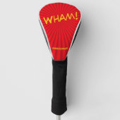 Retro-Comic-Pop-Art-Name nach Maß Golf Headcover (Vorderseite)