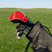 Retro-Comic-Pop-Art-Name nach Maß Golf Headcover (In SItu)