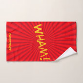 Retro-Comic-Pop-Art-Name-Sport Handtuch (Handtuch)