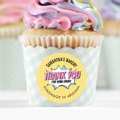 Retro Comic Pop Art Nostalgie Vielen Dank für Ihre Runder Aufkleber