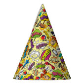 Retro Comic Pop Art Party Hat Partyhütchen (Links)