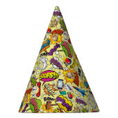Retro Comic Pop Art Party Hat Partyhütchen (Rechts)