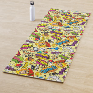 Retro Comic Pop Art Yoga Mat - Bold & Unique Vibes Yogamatte