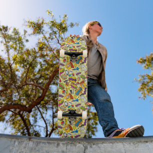 Retro Comic Pop Skateboard
