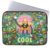 Retro Comic Pop Star Laptop Sleeve (Vorderseite)