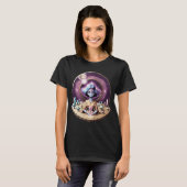 Retro Comic Psychedelic Spirit Art T-Shirt (Vorne ganz)