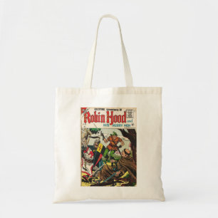Retro Comic Robin Hood Tragetasche