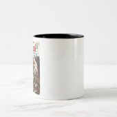 Retro-Comic Robin Hood Zweifarbige Tasse (Mittel)