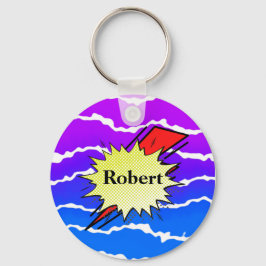 Retro-Comic Schlüsselanhänger