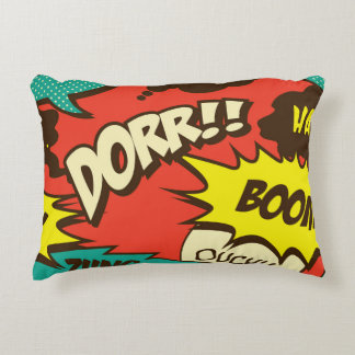 Retro Comic Schrei: Nahtloses Muster. Dekokissen