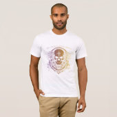 Retro Comic Skull Graphic T-Shirt (Vorne ganz)