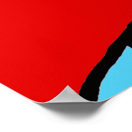 Retro Comic Strip Beauty Poster (Ecke)