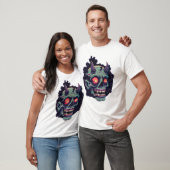 Retro Comic Style Monster Skull T-Shirt (Unisex)