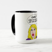 RETRO-COMIC-Tasse Tasse (Vorderseite Links)