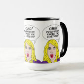 RETRO-COMIC-Tasse Tasse (VorderseiteRechts)