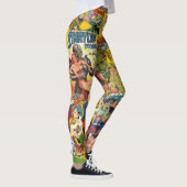 Retro Comicabdeckung Leggings (Rechts)
