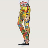 Retro Comicabdeckung Leggings (Links)