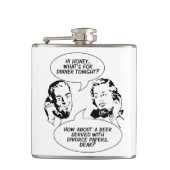 RETRO-COMICEN-benutzerdefinierte Flasche Flachmann (Vorderseite)