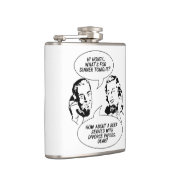 RETRO-COMICEN-benutzerdefinierte Flasche Flachmann (Rechts)
