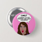 RETRO-COMICEN BUTTON (Vorne & Hinten)