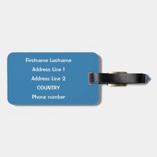 RETRO-COMICEN - Gepäckanhänger (Rückseite horizontal)